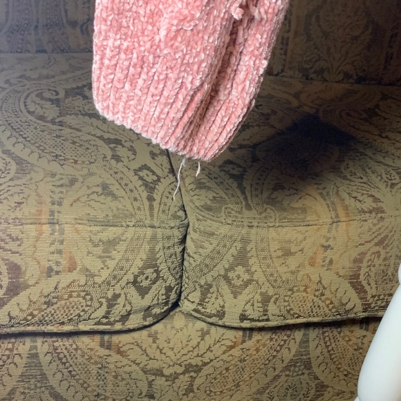 Pink Sweater Knit Vintage Oversized Super soft Pink Martini Size Large Coquette - Picture 3 of 12